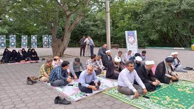 تجدید میثاق کارکنان تبلیغات اسلامی گلستان با شهدای گمنام نورالشهدای گرگان