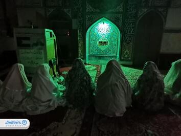 مراسم معنوی اعتکاف در گلستان برگزار شد