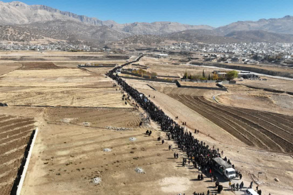 آئین پیاده‌روی حرم تا حرم در یاسوج برگزار شد