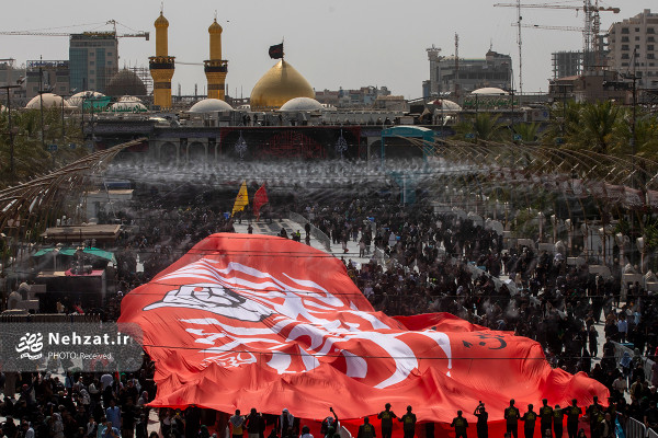 مراسم اربعین حسینی در بین‌الحرمین برگزار شد