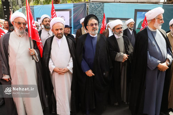 مراسم روز ملی مسجد در میدان فلسطین تهران برگزار شد