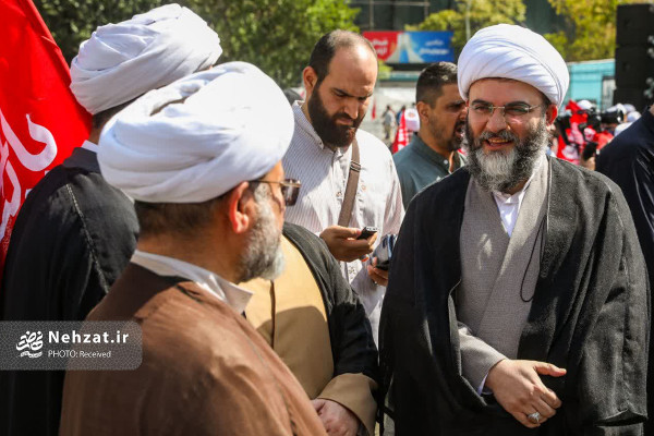 مراسم روز ملی مسجد در میدان فلسطین تهران برگزار شد