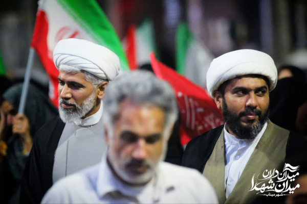 اجتماع مردمی میدان شهدا شهرستان میناب