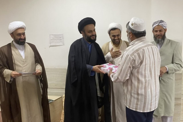 دیدار و تجلیل از مسئول خانه‌ی قرآن نبی اکرم (ص) شهرستان انبارالوم شهرستان آق قلا